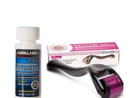 Say Goodbye to Bald Spots: Kirkland Minoxidil + Derma Roller Regrow Your Hair Naturally