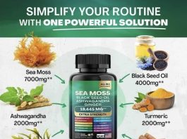 Know what your Body will benefits after using Sea Moss + Black Seed Oil + Ashwagandha + Ginger Supplement